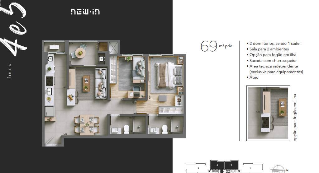 Apartamento, 2 quartos, 69 m² - Foto 23