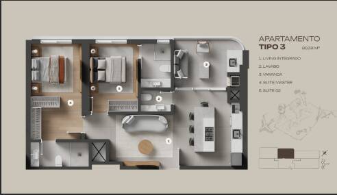 Apartamento, 3 quartos, 99 m² - Foto 22
