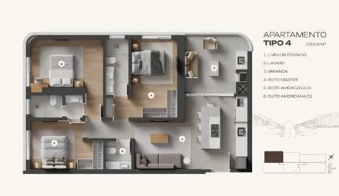 Apartamento, 3 quartos, 99 m² - Foto 26