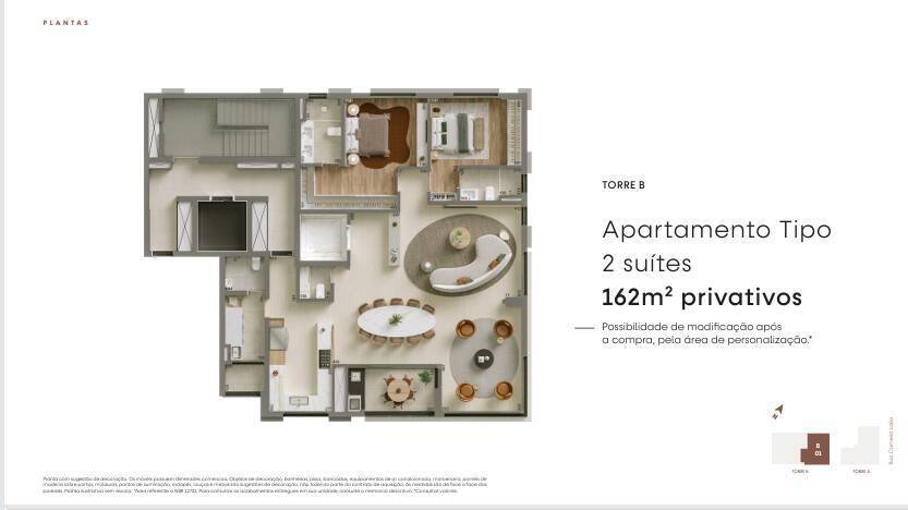 Apartamento à venda com 3 quartos, 162m² - Foto 20