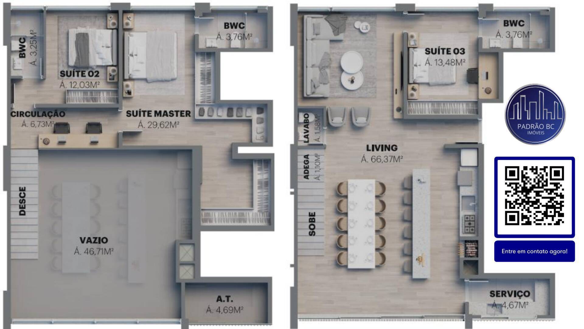 Apartamento, 3 quartos, 181 m² - Foto 64