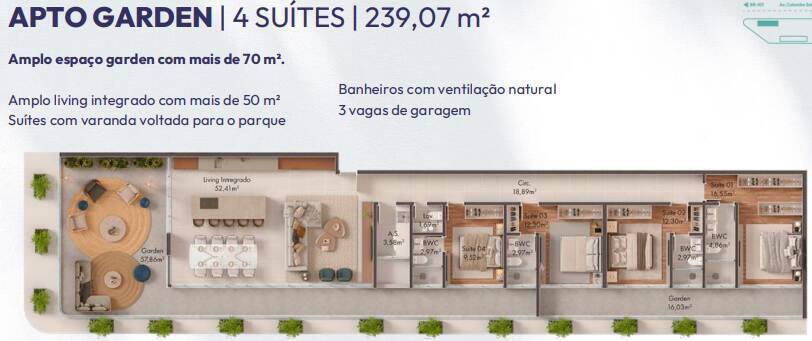 Apartamento, 4 quartos, 239 m² - Foto 46
