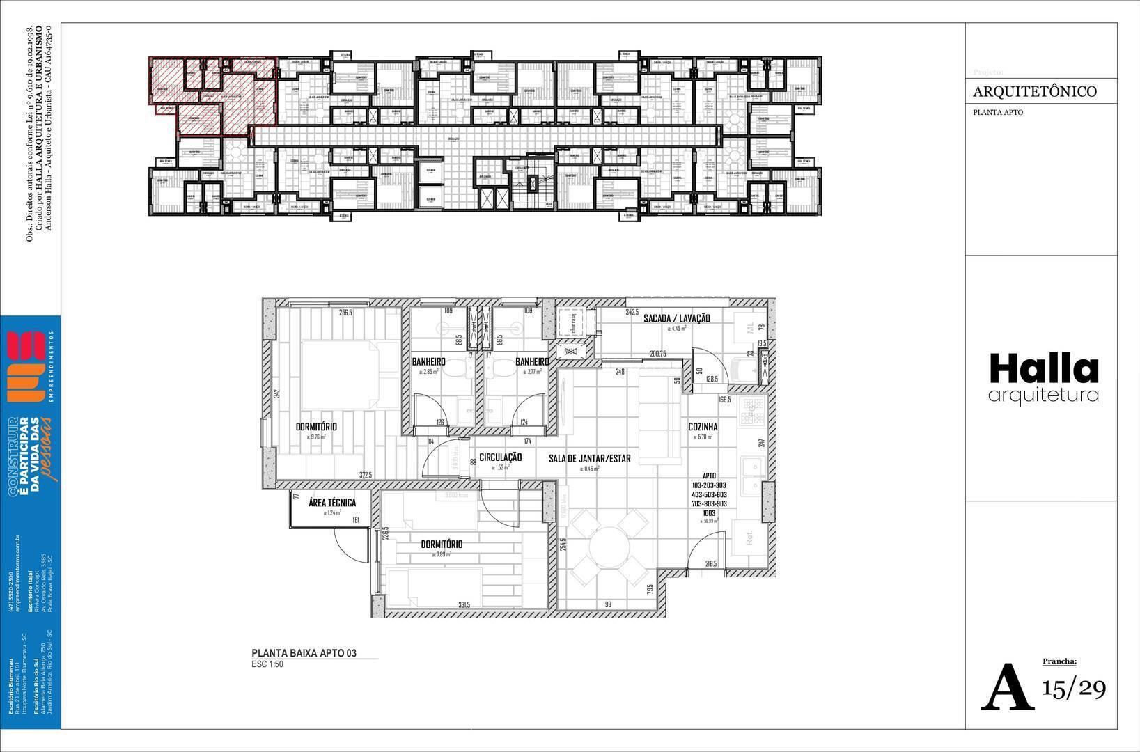 Apartamento à venda com 2 quartos, 56m² - Foto 3