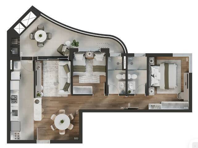 Apartamento, 2 quartos, 72 m² - Foto 24