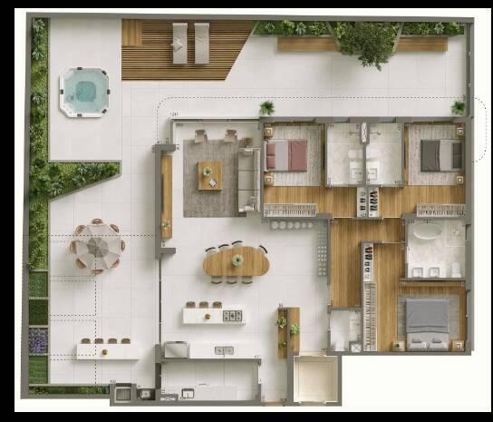 Apartamento, 3 quartos, 200 m² - Foto 14