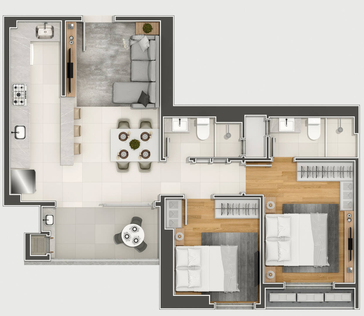 Apartamento, 2 quartos, 73 m² - Foto 65