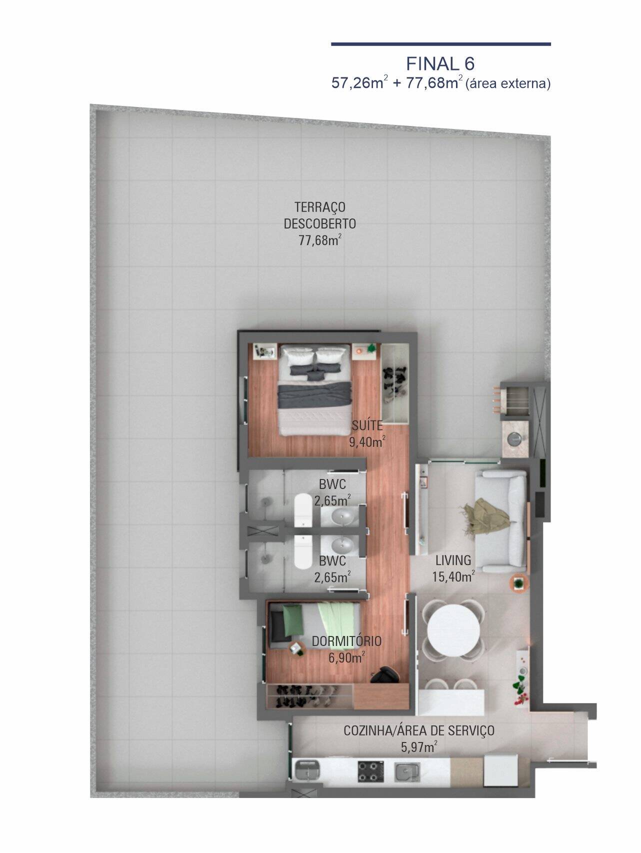 Apartamento, 2 quartos, 55 m² - Foto 20