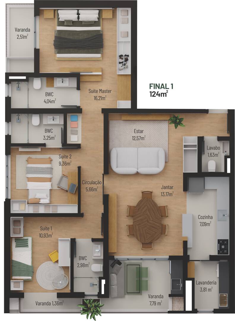 Apartamento, 2 quartos, 96 m² - Foto 30