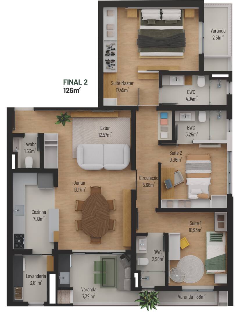 Apartamento, 2 quartos, 96 m² - Foto 31