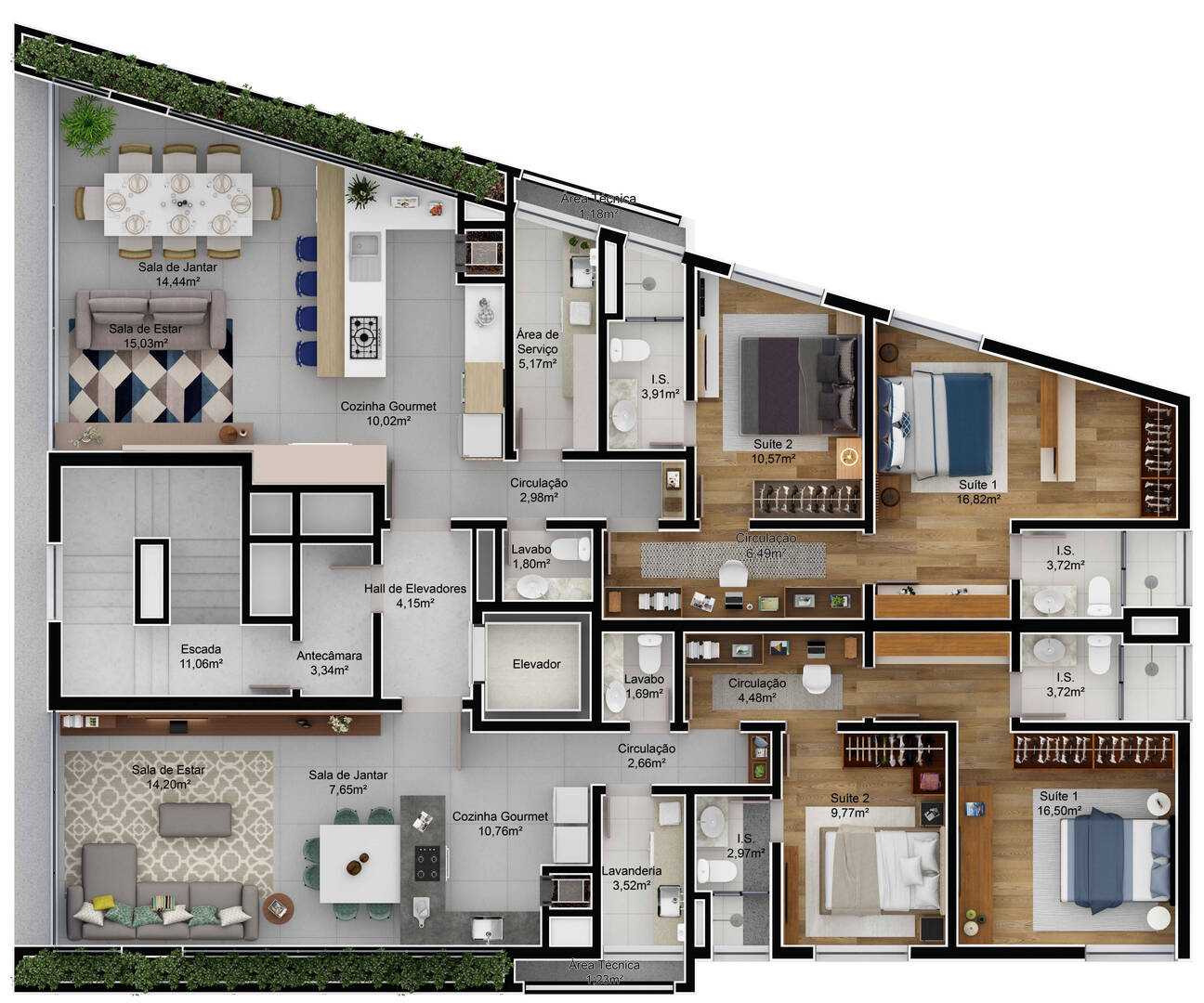 Apartamento, 2 quartos, 102 m² - Foto 19