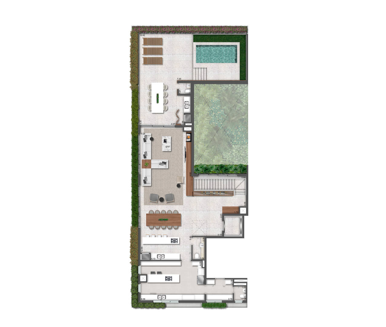 Apartamento à venda com 3 quartos, 200m² - Foto 22