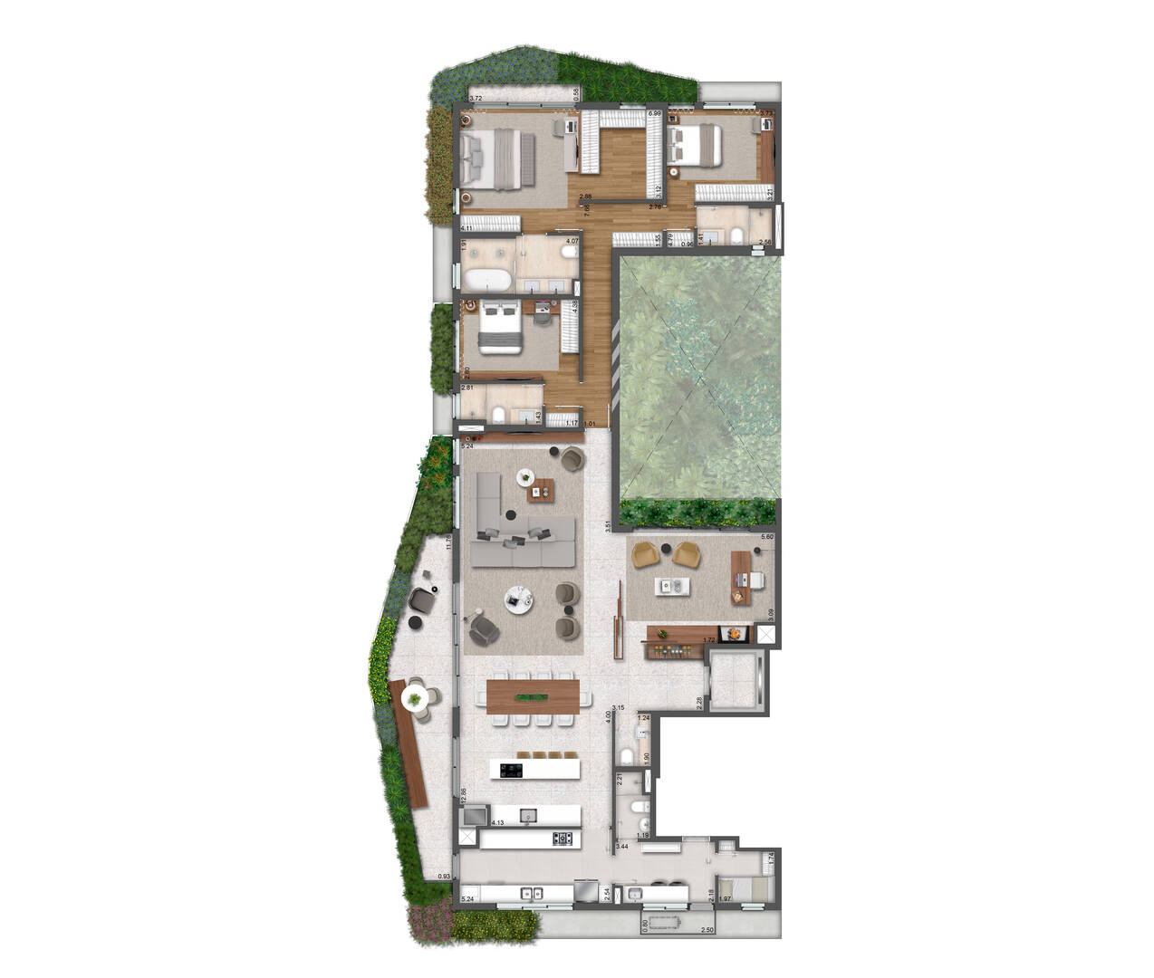 Apartamento à venda com 3 quartos, 200m² - Foto 24
