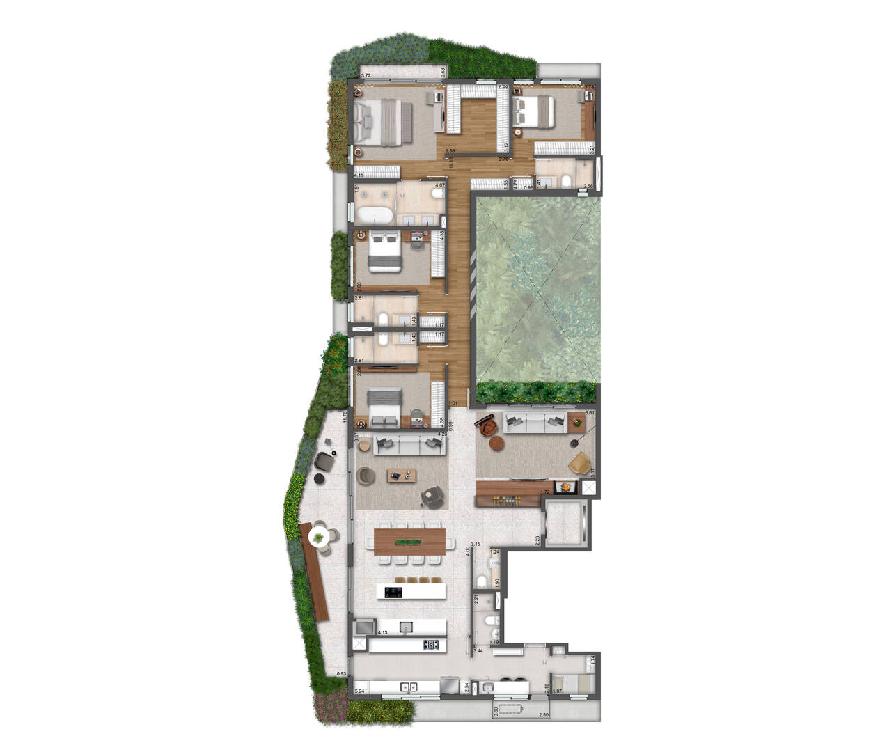 Apartamento à venda com 3 quartos, 200m² - Foto 25