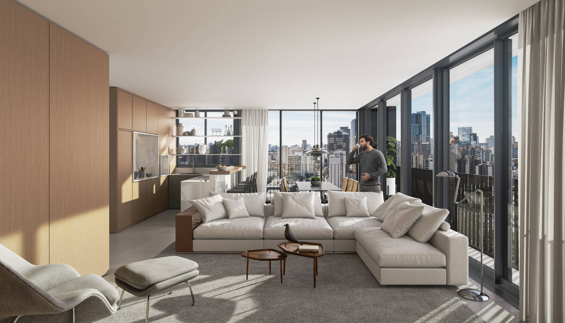 Apartamento à venda com 2 quartos, 107m² - Foto 3