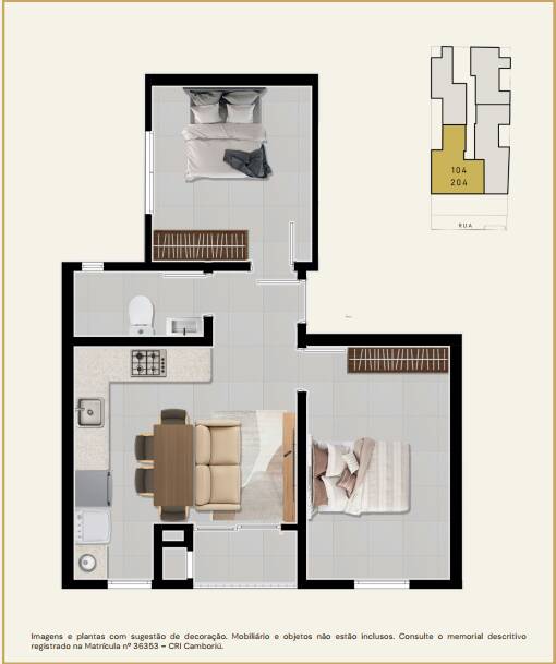 Apartamento, 2 quartos, 45 m² - Foto 16