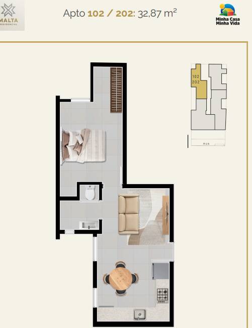 Apartamento, 2 quartos, 45 m² - Foto 18