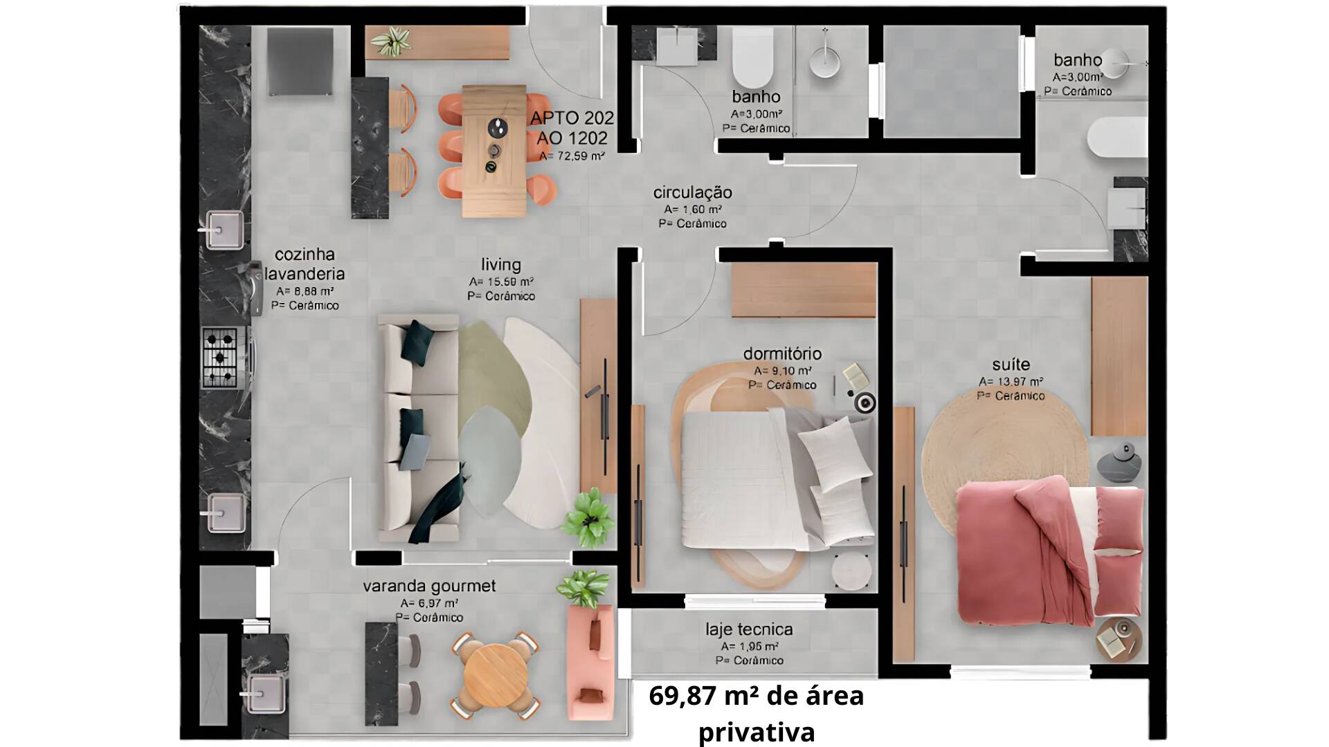 Apartamento à venda com 2 quartos, 69m² - Foto 23