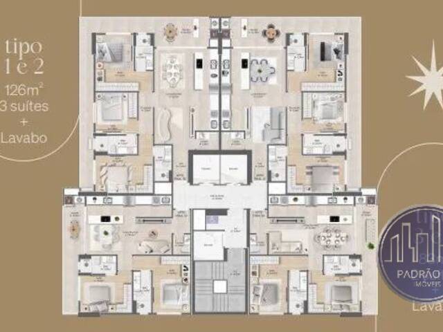 #1157 - Apartamento para Venda em Itajaí - SC - 3
