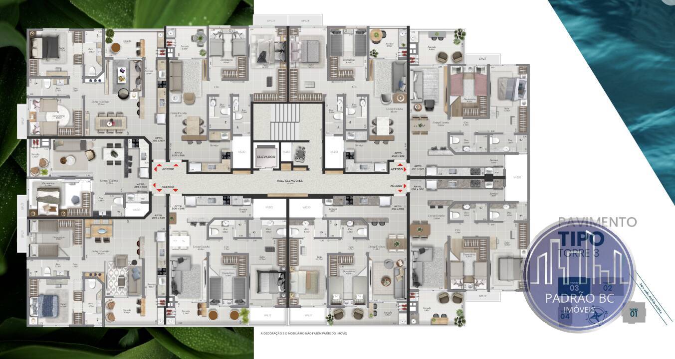 Apartamento à venda com 2 quartos, 124m² - Foto 24